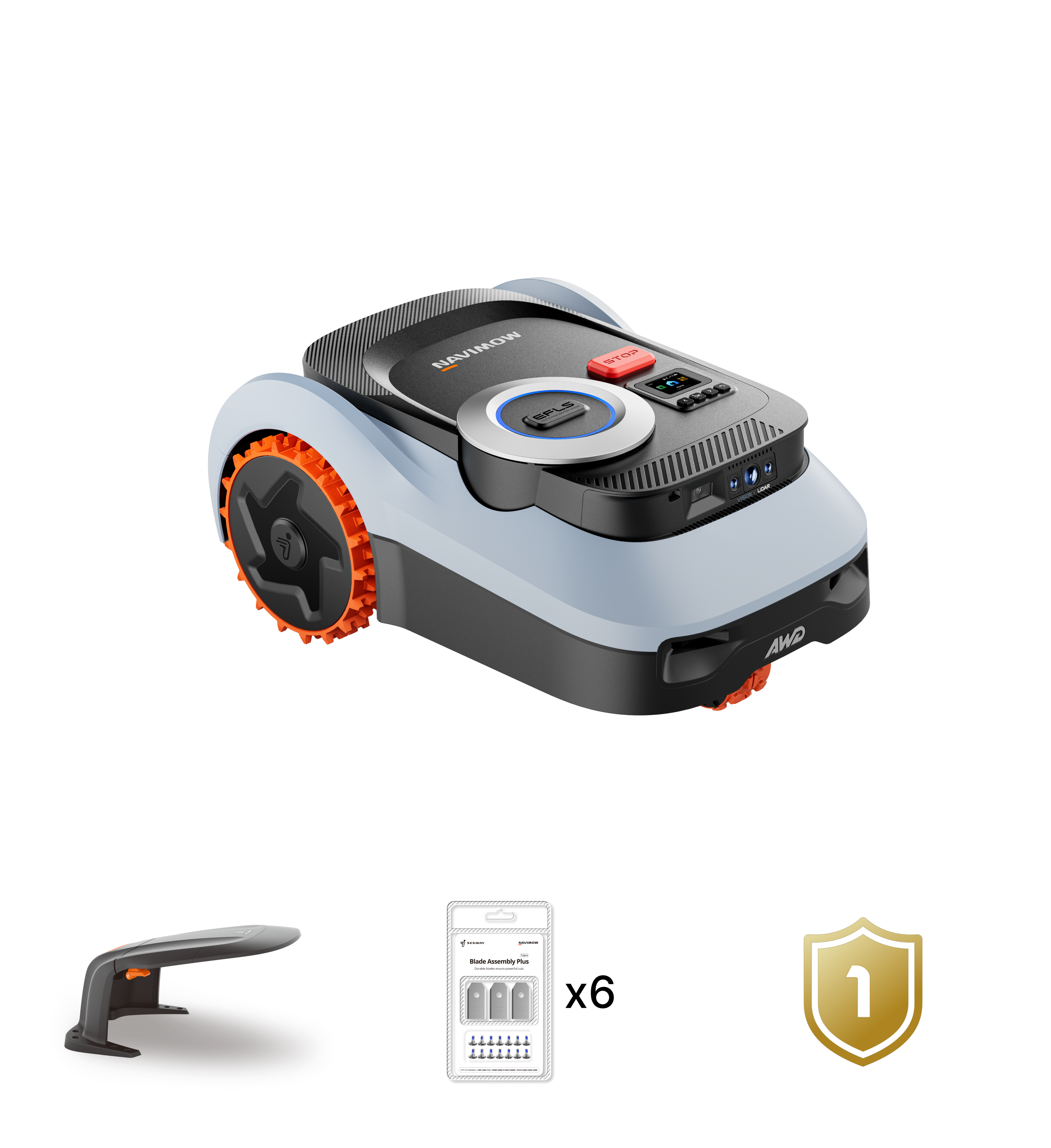 navimow-i210-lidar-pro-garage-m-kit-lames-plus-x6-garantie-1-an image 2