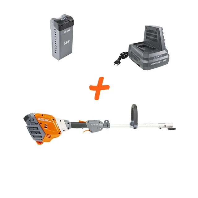 oleo-mac-bci-530-d-d-broussailleuse-multifonction-56v-kit-batterie-4-ah-chargeur image 1