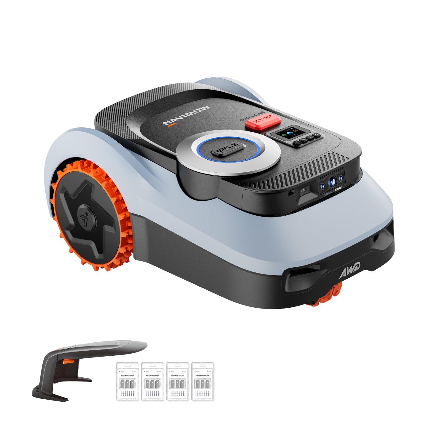 navimow-i2-lidar-pro-pack-garage-4-jeux-de-lames image 1