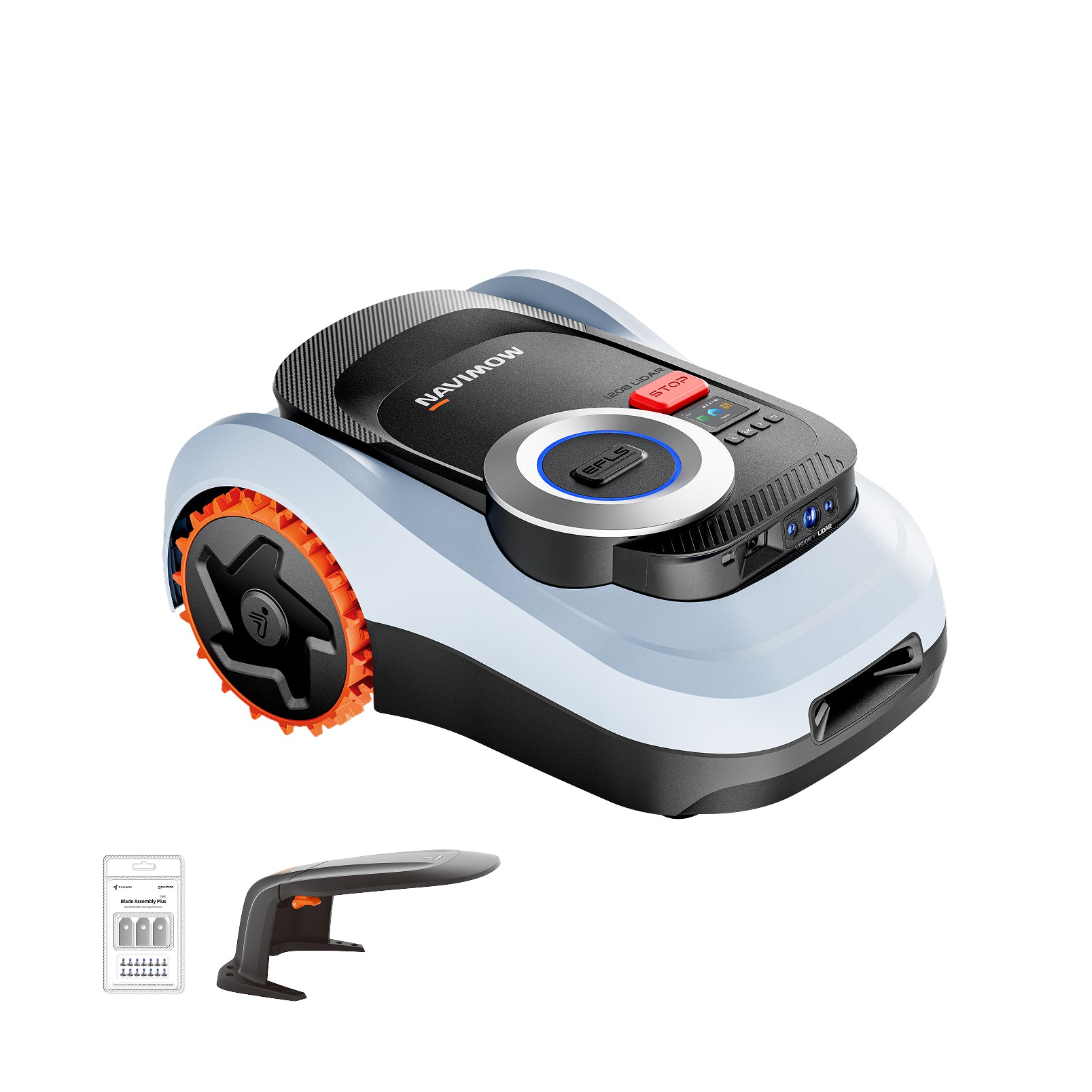navimow-i2-lidar-garage-m-kit-de-lames-plus-pack-robot-tondeuse-sans-fil image 1