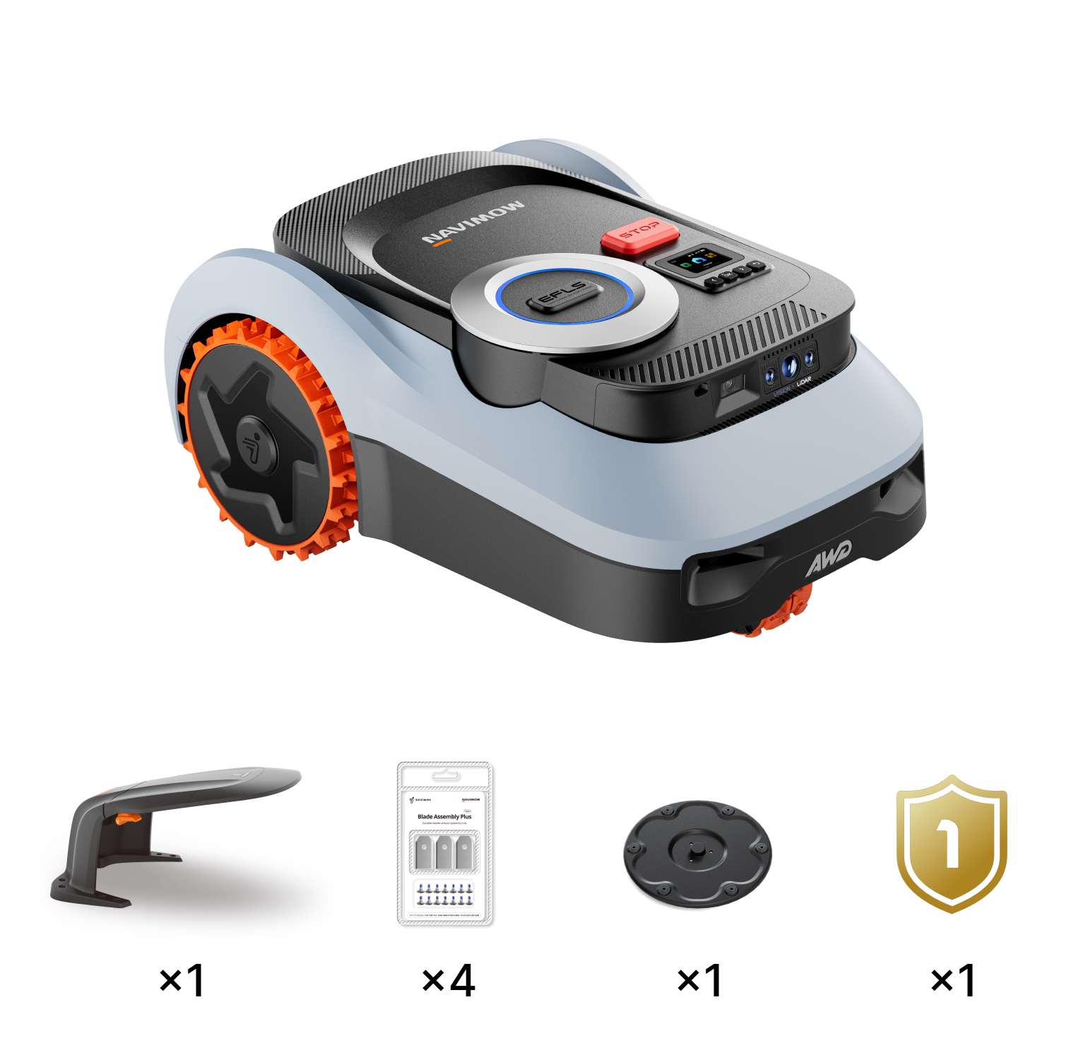 navimow-i220-lidar-pro-pack-tout-compris-max-robot-garage-m-lames image 1